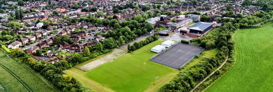 Aerial photograph of Princess Risborough in Buckinghamshire.