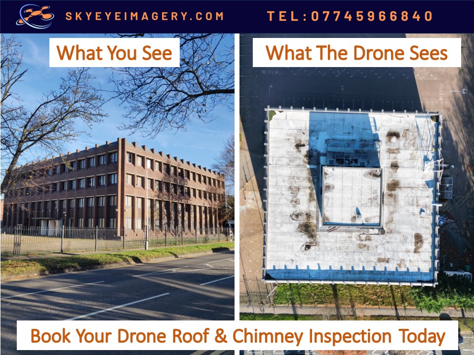 Sky Eye Imagery Drone Roof Inspection Service.