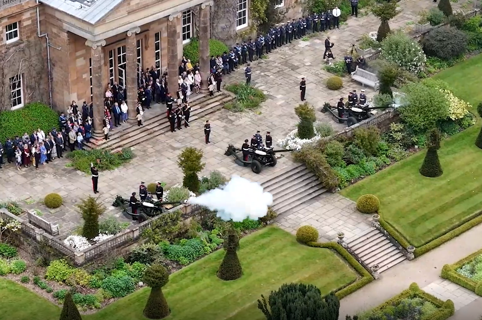 Hillsborough Castle Guns Salute 2024