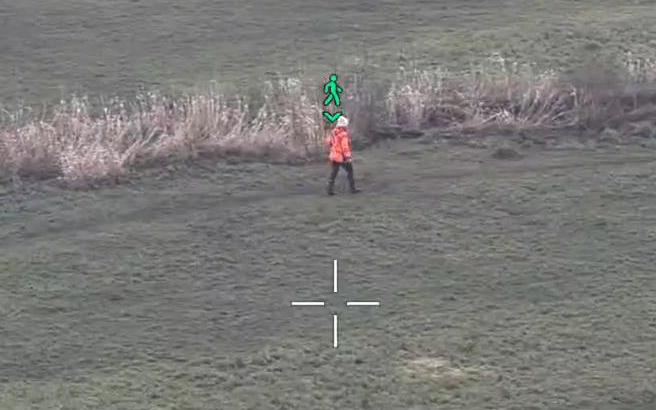 AI drone detection of a person in a field. Services provided by Sky Eye Imagery.