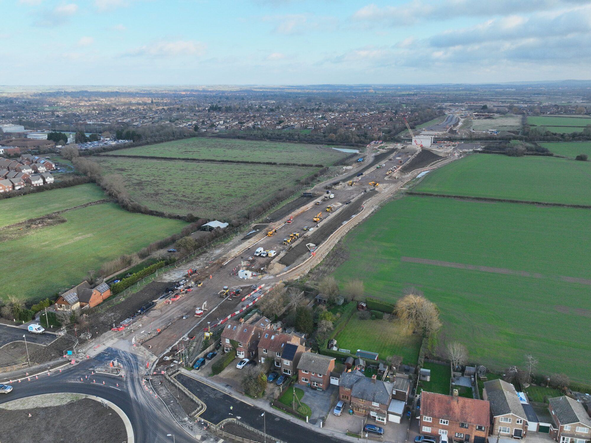Low Angle View Of SEALR Construction Site