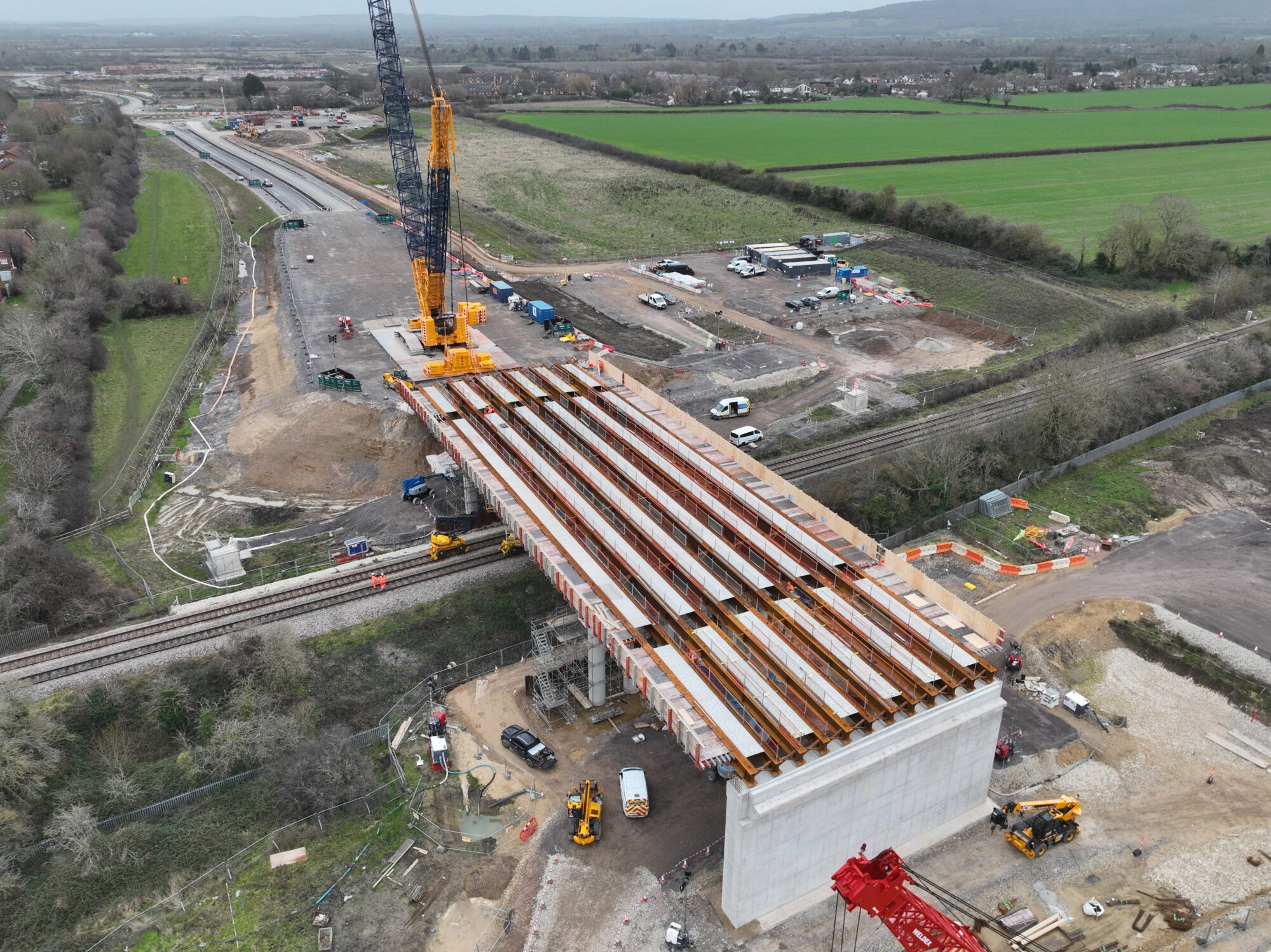 The SEALR western spans have been put in place.  There is a lot more work in 2026 to complete the bridge.